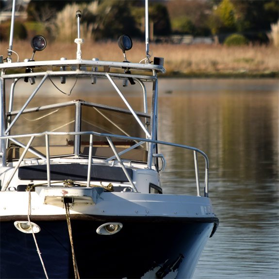 Boat Mooring at Mudeford