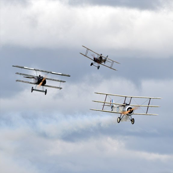 Great War Display Team During Airshow